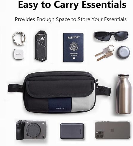 حقيبة كروس للنساء والرجال حقيبة كتف بحمالة كتف للسفر خفيفة الوزن ومقاومة للماء مع حزام قابل للتعديل للحمل اليومي حقيبة كاجوال للعمل غير الرسمي وصالة الألعاب الرياضية in Kuwait