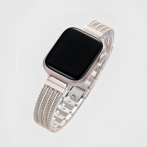 Metal Watch Band for Women,Sport Smartwatch Bands Compatible with Apple Watch Series 1/2/3/4/5/6/7/8/SE/Ultra for Bands 38mm 40mm 41mm in Saudi Arabia