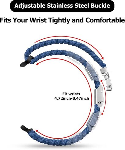 Nepfaivy Compatible with Apple Watch Band - 38mm 40mm 41mm Braided Stretchy Sport Band for Apple Watch Series SE 8 7 6 5 4 3 2 1, Women Men Nylon Fabric Elastic Loop Breathable Watch Strap for iWatch in Saudi Arabia