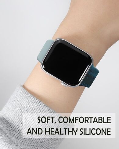 wumswuCompatible with iWatch Band 38mm 40mm 41mm 42mm 44mm 45mm 49mm for Women Girl, Cute Fadeless Replacement Strap for iWatch SE Series 9 8 7 6 5 4 3 2 1 Ultra in Saudi Arabia