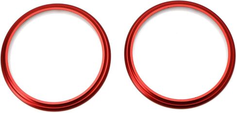 iJDMTOY 2pc Sports Blue Aluminum AC Vent/Opening Trim Decoration Cover Ring Compatible with 2013-2016 Scion FR-S, 2017-2021 Toyota 86, Compatible with 2013-2021 Subaru BRZ in Saudi Arabia