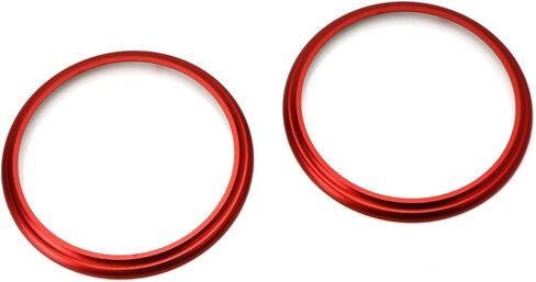 iJDMTOY 2pc Sports Blue Aluminum AC Vent/Opening Trim Decoration Cover Ring Compatible with 2013-2016 Scion FR-S, 2017-2021 Toyota 86, Compatible with 2013-2021 Subaru BRZ in Saudi Arabia