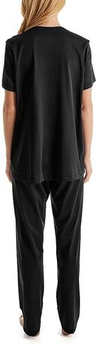 طقم بيجامة نسائي من التريكو المصنوع من النايلون بأكمام قصيرة موديل 90107 رائع in Kuwait