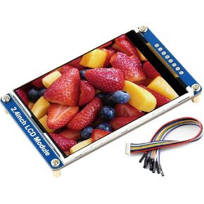 Waveshare 2.4inch LCD Display Module TFT Display Panel 240x320 Resolution 65K RGB Display Colors Embedded ILI9341 Driver SPI Interface Compatible with Raspberry Pi/with Arduino/ STM32, etc.