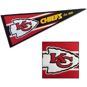 Kansas City Chiefs Embroidered and Sewn Pennant