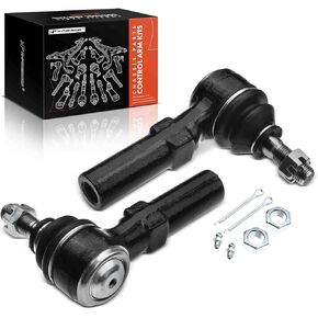 A-Premium 2 x Front Outer Tie Rod Ends, Compatible with Chevy Camaro, Lumina APV, Cadillac Eldorado, DeVille, Seville, Buick Century, Riviera, Saturn SC, SL, Pontiac Grand Prix, Oldsmobile Toronado