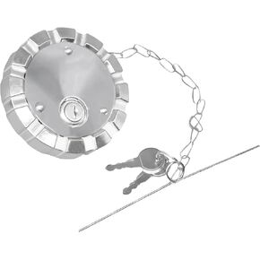 Locking Diesel Fuel Cap 3 1/2" Course Thread 5.5 TPI Fit for Kenworth Freightliner Peterbilt Western Star Fuel Tank, Semi Truck Tank Locking Gas Cap Replace 572.1036, SNV 431089 with 2Keys