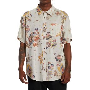 Billabong Men's Sundays Floral Short Sleeve Woven Shirt