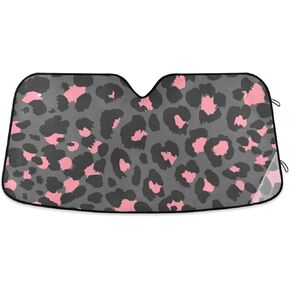 Summer Starfish Coral Windshield Sun Shade for Car Truck SUV Seashell Beach Sea Water Car Window Shades Car Sun Shade Car Accessories Auto Car Sun Visor for Men Woman Baby S