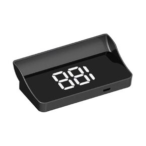 شاشة عرض الرأس HUD للسيارة، عداد السرعة الرقمي العالمي، عداد السرعة الذكي GPS، عداد السرعة الرقمي للسيارة، ميل في الساعة، أبيض