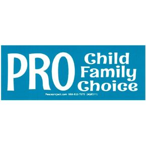 Peace Resource Project Pro Child Family Planning Pro-Choice Women Abortion Rights Feminist Small Car Bumper Sticker Laptop Bike Water Bottle Decal 4-by-1.75 Inches