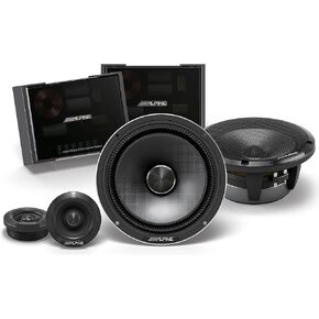 Alpine HDZ-65CS Status Hi-Res Series 6-1/2" 2-way Slim-fit Component Speaker System