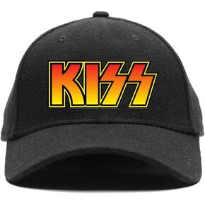 KISS Men's Classic Logo Baseball Cap Adjustable Black