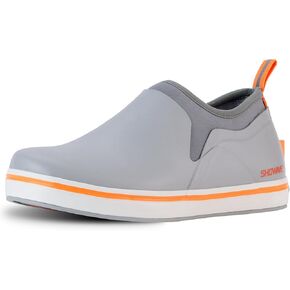 Deck Shoes for Women Waterproof Garden Shoes Slip-on Rain Shoes Breathable Ruber Mud Shoes for Outdoor Fishing Walking Gardening Walking