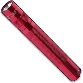 Maglite Instruments Solitaire LED AAA Flashlight Presentation Box, Red, One Size (J3A032)