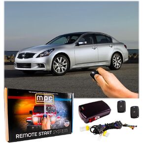 MPC Complete Factory Remote Activated Remote Start Kit Compatible with 2010-2013 Infiniti G37 - Push-to-Start - with T-Harness in Saudi Arabia