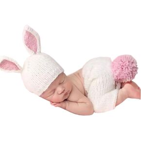 Newborn Baby Photography Bodysuits Outfits Boy Girl Infant Photo Crochet Romper Knitted Outfit