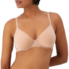 Bali Women's Breathe Modal T-Shirt Bra, Breathable Lightweight Underwire Bra, Convertible Straps