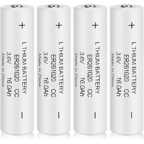 بطارية ER261020 CC 3.6V 16.0AH مزدوجة C ليثيوم ثيونيل 4 عبوات لتحديد المواقع وتخزين ذاكرة المسبار الرقمي... in Kuwait