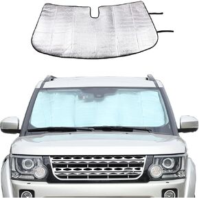 Windshield Sunshade Fit for Land Rover Discovery 4 LR4 2010-2016, Folding Car Sun Shade for Front Window, Auto Sun Protection Visors Blocks UV Rays and Keeps Vehicle Cool(1PCS)