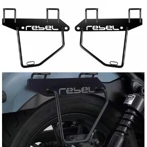 TDZ 𝟐𝟎𝟏𝟕-𝟐𝟎𝟐𝟑 Saddlebag Support Brackets Fits for Honda Rebel CMX 250 300 500 Storage Bag Frame Bracket Holder
