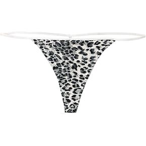Topvee 6 Pack T Back Thong for Women Seamless Underwear G String Thongs Stretch Sexy Cotton Panties