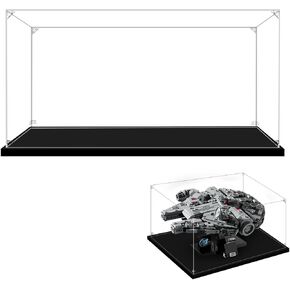 Acrylic Display Case for Lego 75192 Ultimate Millennium Falcon, 34.64x15.35x22.83 (88x39x58cm), Protect Your Collectibles from Dust with a Clear Showcase