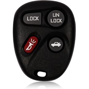 Replacement for 2004 2005 2006 2007 Buick Lesabre Cadillac Deville Eldorado Chevrolet Astro GMC Jimmy Oldsmobile Alero Pontiac Bonneville Key Fob Remote Control KOBLEAR1XT 4 Buttons 315MHz