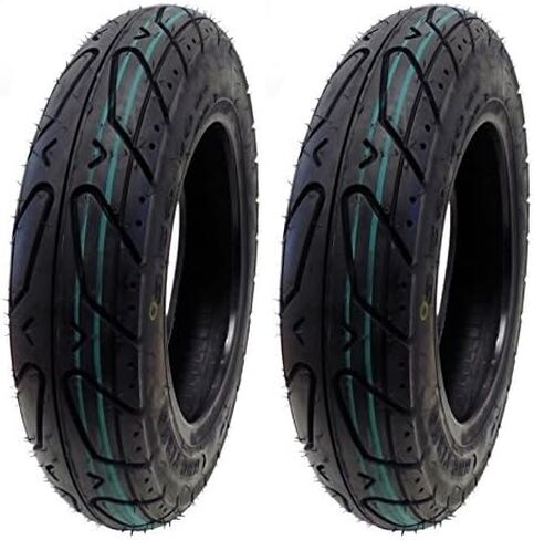 MMG Set of 2 Scooter Tubeless Street Tire 3.50-10 Front or Rear fits on 10 Inch Rim in Saudi Arabia