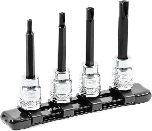 ARES 31037 – 10-Piece 3/8-Inch Drive Extra Long Torx Bit Socket Set – Durable Bit Socket Set Includes Torx Bit Sockets from T10 to T60 – 5.5-Inch Long Bit Sockets Offer Superior Reach in Saudi Arabia