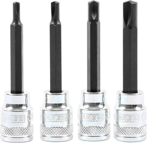 ARES 31037 – 10-Piece 3/8-Inch Drive Extra Long Torx Bit Socket Set – Durable Bit Socket Set Includes Torx Bit Sockets from T10 to T60 – 5.5-Inch Long Bit Sockets Offer Superior Reach in Saudi Arabia