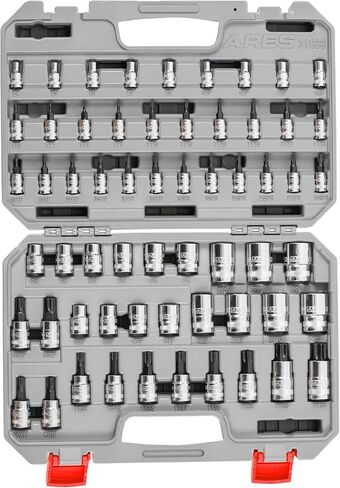 ARES 31037 – 10-Piece 3/8-Inch Drive Extra Long Torx Bit Socket Set – Durable Bit Socket Set Includes Torx Bit Sockets from T10 to T60 – 5.5-Inch Long Bit Sockets Offer Superior Reach in Saudi Arabia