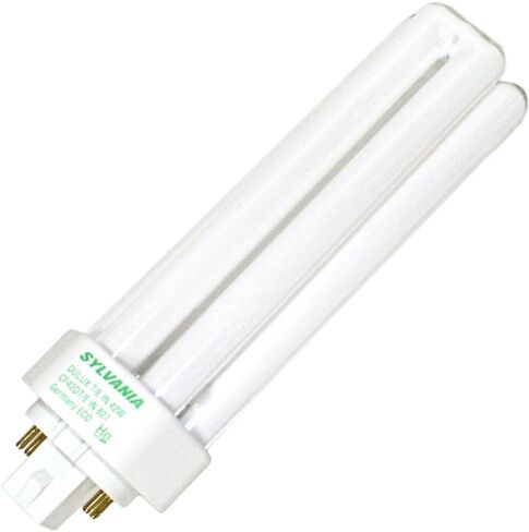 Sylvania 10 Pack 20890 CF42DT/E/IN/841/ECO 42-Watt 4100K 4-Pin Triple Tube Compact Fluorescent Lamp, 10 Count (Pack of 10), White in Saudi Arabia