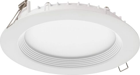 Juno WF6 REG SWW5 90CRI CP6 MW M2 إضاءة سفلية LED غائرة على شكل رقاقة بدون علبة، نمط حواف محير متراجع ضحل، 6 بوصة، أبيض غير لامع، 6 عبوات in Kuwait