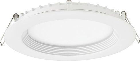 Juno WF6 REG SWW5 90CRI CP6 MW M2 إضاءة سفلية LED غائرة على شكل رقاقة بدون علبة، نمط حواف محير متراجع ضحل، 6 بوصة، أبيض غير لامع، 6 عبوات in Kuwait