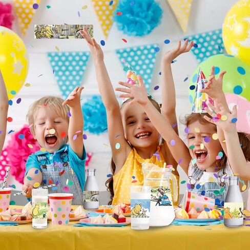 48cs Winnie Pooh Water Bottle Labels Bear Honey Party Favors Winnie Party Baby Show Decorations Winnie Pooh and His Friends Birthday Party Supplies for Winnie Mug Stickers Drink Cup Stickers in Saudi Arabia