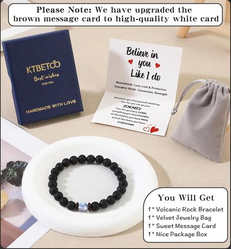 Gifts for Men, Bracelet for Men Beaded Gifts, Handmade Sobriety Gifts for Friends Husband Boyfriend Grandpa Son, Natural Stone Jewelry for Birthday Valentines Day Christmas Stocking Stuffers Gift Ideas in Saudi Arabia
