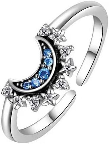 مجموعة خواتم القمر والشمس للنساء والفتيات من حجر الراين وخواتم متطابقة للشمس والقمر للأزواج والصديقات والصديقات هدايا مجوهرات لذكرى عيد الميلاد in Kuwait