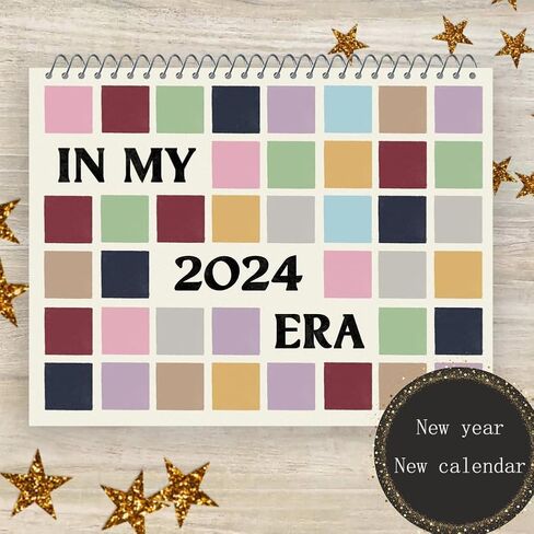 Eras T-our Calendar 2024، Douthfolle 2024 تقويم الحائط ملصقات الموسيقى غلاف الألبوم ملصق التقويم للفتيات والفتيان المراهقين هدية لمحبي الموسيقى مع 4 إشارات مرجعية in Saudi Arabia
