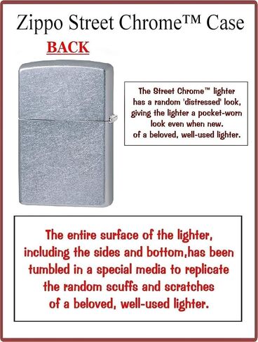 Zippo Lighter-Gaming Design Brushed Chrome Windproof Lighter #Z5414 in Saudi Arabia