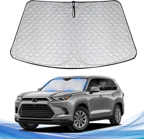 Windshield Sun Shade Compatible with 2016-2022 Lexus RX Thicken 6-Layer Foldable Car Windshield Cover Vehicle Sun Protector for Front Window Reflect UV Sun and Heat in Saudi Arabia