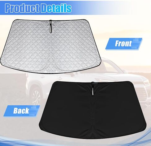 Windshield Sun Shade Compatible with 2016-2022 Lexus RX Thicken 6-Layer Foldable Car Windshield Cover Vehicle Sun Protector for Front Window Reflect UV Sun and Heat in Saudi Arabia