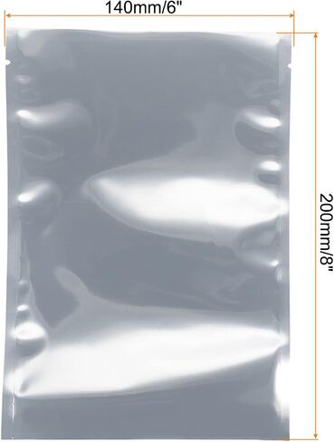 Anti Static Bags ESD Shielding Bags Reusable, [for Electronic Device GPU Hard Drive SSD HDD Motherboard] - 6x8inch/100pcs in Saudi Arabia