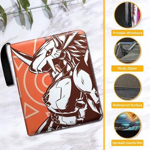 Trading YGO Card Binder, Fits 900 Cards Card Collector Album Holder,with 50 Removable Sleeves Toys Gifts for Boys Girls in Kuwait