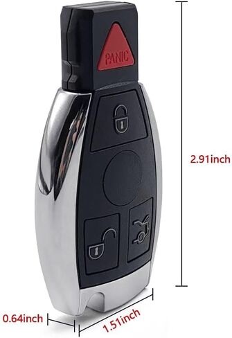 Key Fob FCC ID IYZ3312 IYZDC Fit for Mercedes Benz E550 ML350 E350 2006-2011 Smart Remote Control Key Fob Keyless Entry 4 Button 315MHZ 2PCS in Saudi Arabia