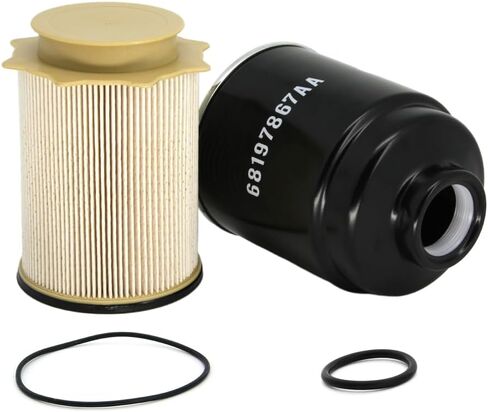 68157291AA Fuel Filter Compatible with 2010-2020 Dodge Ram 2500 3500 4500 5500 6.7 Diesel Engines Fuel Filter with OE Replace #68157291AA in Saudi Arabia