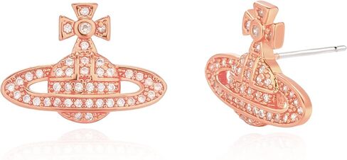 Saturn Planet Earrings Classic Aesthetic Cubic Zircon Inlaid Silver Gold Saturn Earring Studs Jewelry Gift for Women Girls in Saudi Arabia