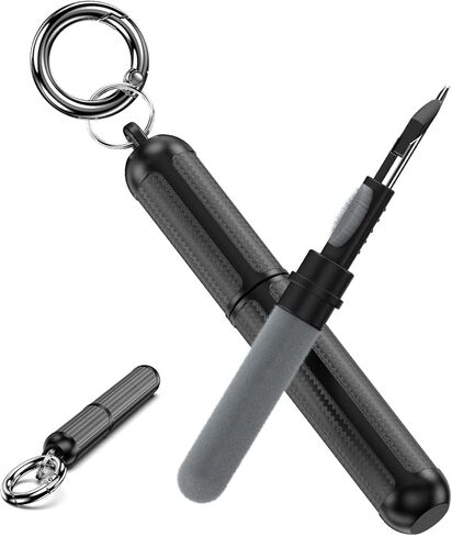 doeboe لمجموعة أدوات تنظيف Airpod، لمجموعة تنظيف Airpods المتوافقة مع AirPod Pro/1/2/3، أداة قلم تنظيف سماعات الأذن لسماعات رأس بلوتوث، مجموعة تنظيف مع إسفنجة، فرشاة ناعمة، طرف معدني in Kuwait