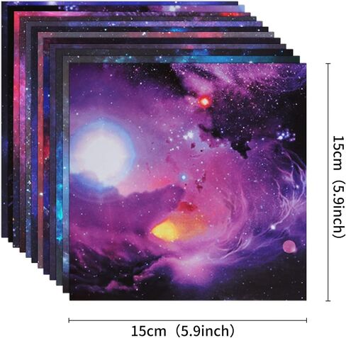 100 Sheets Japanese Sakura Chiyo Origami Paper Kit 6x6 Inch 12 Vivid Colors Double Sided Printed Traditional Patterns Square for Arts Crafts Projects… in Saudi Arabia