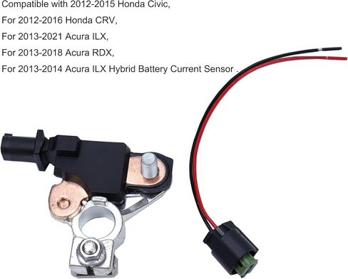 38920-TR0-A02 مستشعر تيار البطارية مع موصل ضفيرة مناسب لـ 2012-2015 Honda Civic، 2012-2016 Honda Crv/2013-2021 Acura ILX، 2013-2018 Acura RDX 38920-TR0-A01 in Kuwait